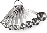 U-Taste Measuring Spoons Set of 9 18/8 Stainless Steel with Nested Handles view 1