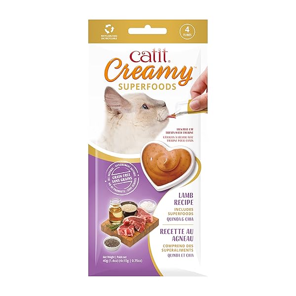 CATIT CREAMY SUPERFOOD LICKABLE CAT TREAT – HYDRATING...