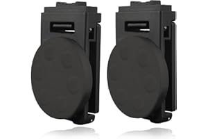 MUTUACTOR Magnetic Tool Belt Clip,Non-Slip Magnet Tool Holder for Belt,2Pack Strong Magnetic Clip Tool Belt Accessories for Hammer Screwdrivers Adjustable Wrench Magnetic Tools and Hardware