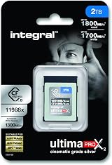 Integral 2TB CFexpress Type B 2.0 Memory Card 1800MB/s Read 1700MB/s Write view 1