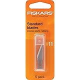 Fiskars 196010-1006 Standard Number 11 Blades, 5 Pack, Orange