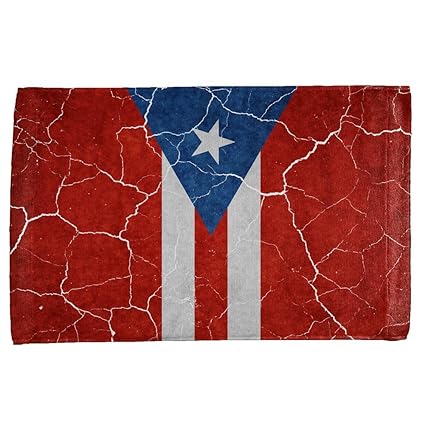 Amazon Com Old Glory Distressed Puerto Rican Flag All Over Hand