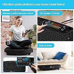 SoftGym Vibration Plate Exercise Machine for