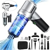 CHUMPOSH Car Vacuum Portable Cordless with 18000PA Super Suction, 4 in 1 Portable Air Blower/Car Vacuum 90°Foldable Handheld Rechargeable Brushless Motor, Gifts for Valentine's Day for Home, PC