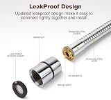 YEAUPE Stainless Steel 1.6m Shower Hose with Copper Core Chrome view 4