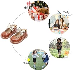 Felix & Flora Toddler Little Girl Brown Mary Jane