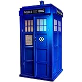 Doctor Corner Police Box Who Blue Window Laptop Car Sticker 8" Tall