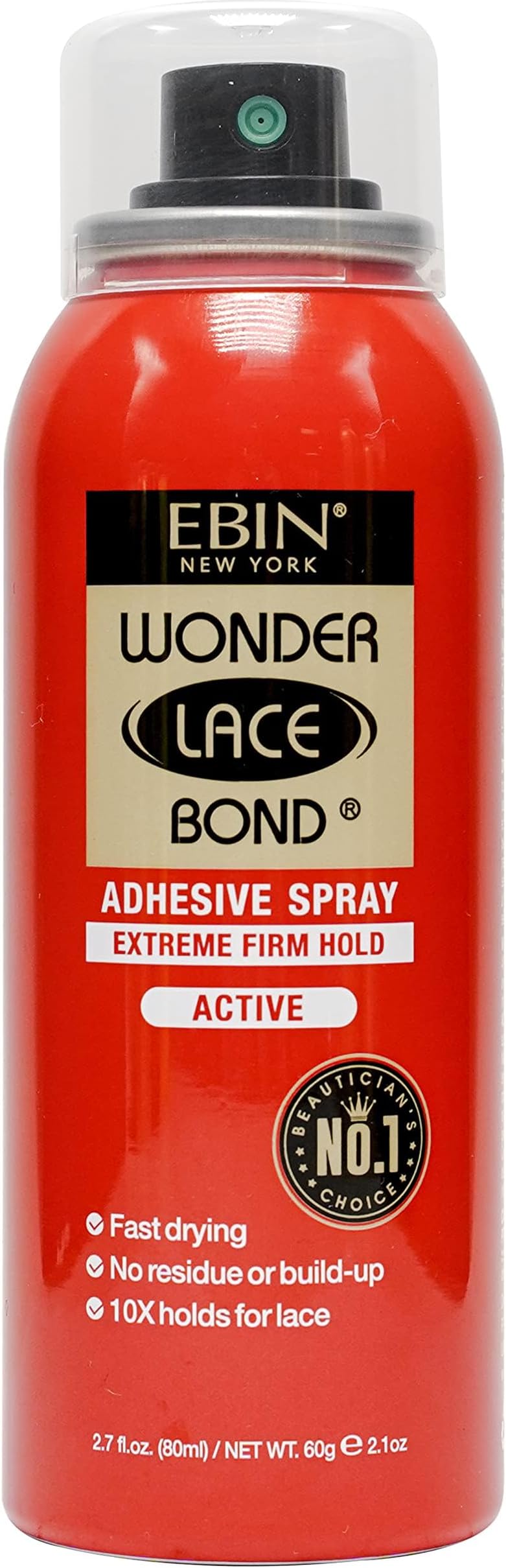 EBIN NEW YORK Wonder Lace Bond Adhesive Spray Active 80 ml