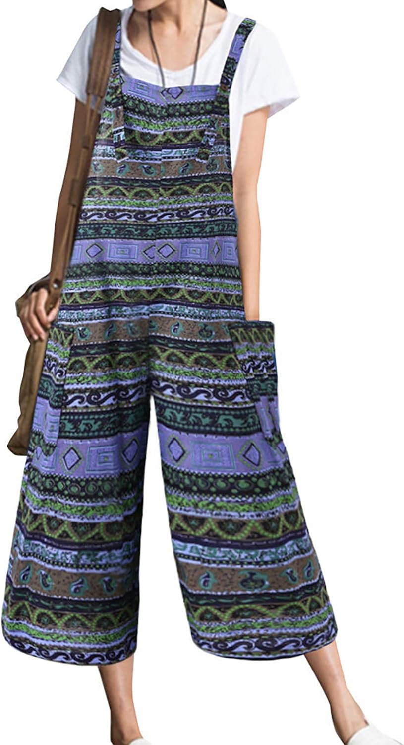 baggy cotton overalls