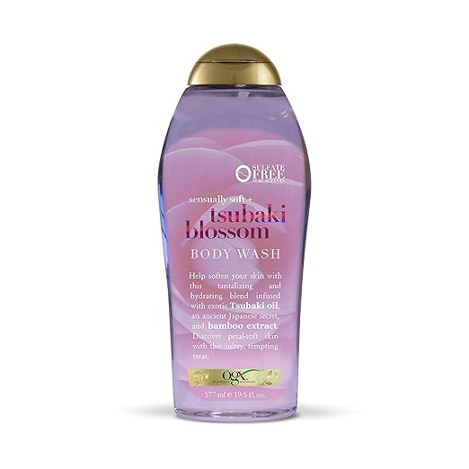 OGX Sensually Soft + Tsubaki Blossom Body Wash, 19.5 Ounce