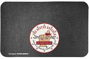 Fender Gripper Fender Cover with The Busted Knuckle Garage Logo | Universal Fit | Standard Size 22" X 34" | FG2309, Black with Color Logo