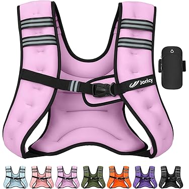 Gilet Lesté Réglable Pour Femme - 6-12 Lbs Avec 6 Poids Néoprène Noir