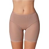Leonisa Sheer Shaper Shorts for Women – Truly Undetectable Short, Seamless Shapewear with Anti-Chafing & Butt-Lift Effect