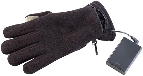 PEARL urban Handschuhe mit Heizung: Beheizbare Handschuhe mit kapazitiven Fingerkuppen, Gr. L (Handschuhheizung)