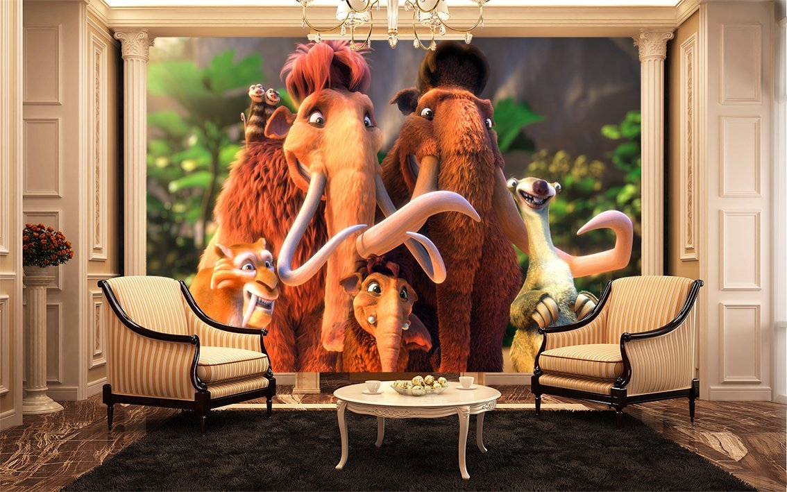 Ice Age 3 Dawn of the Dinosaurs Wall Mural , Kids Wall Murals Amazon