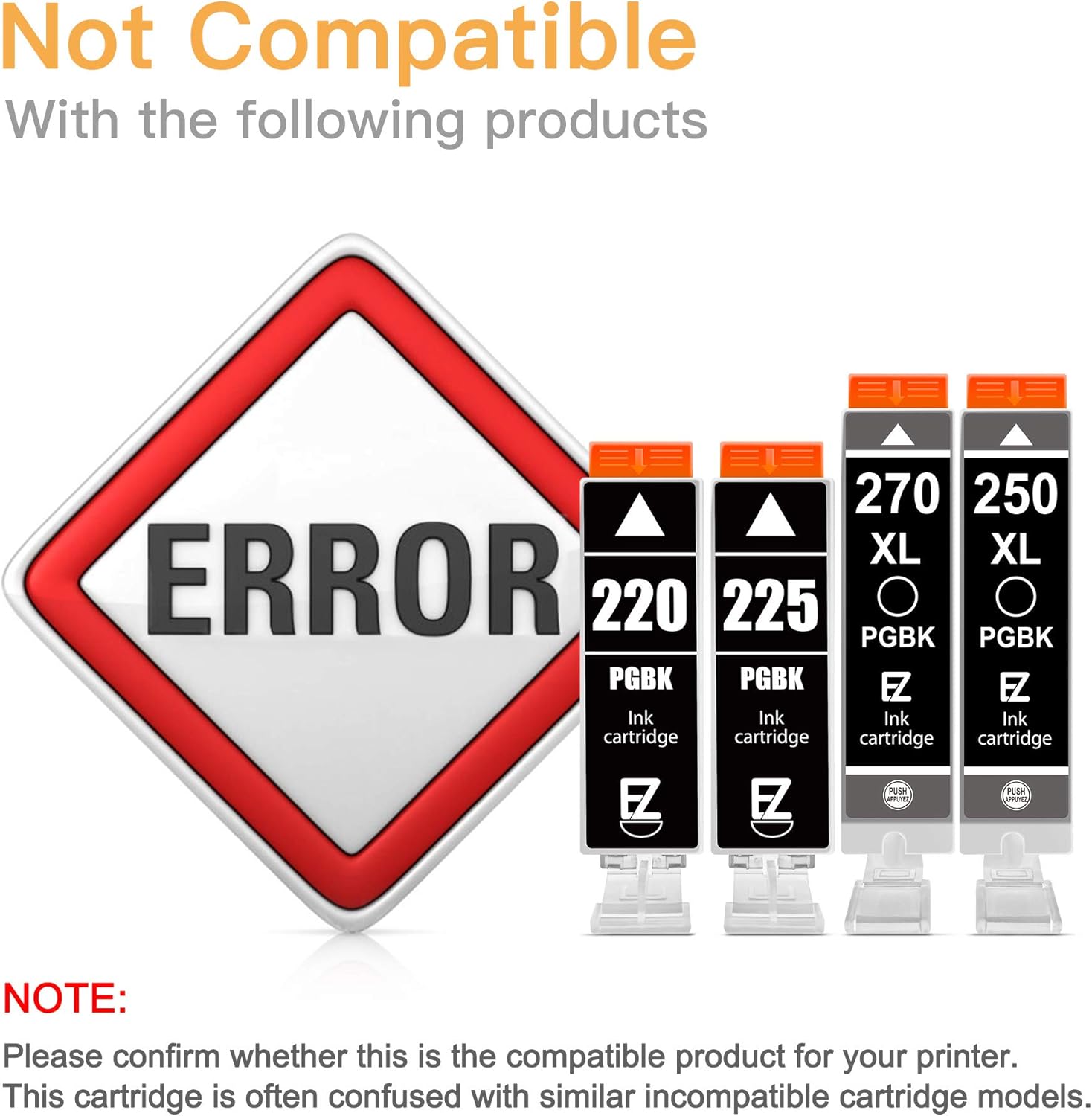E-Z Ink (TM) Compatible Ink Cartridge Replacement for Canon PGI-280XXL CLI-281XXL 280 XXL 281 XXL for PIXMA TR7520 TR8520 TS6120 TS6220 TS8120 TS8220 TS9120 TS9520 TS6320 TS9521C Printer (5 Pack): Office Products