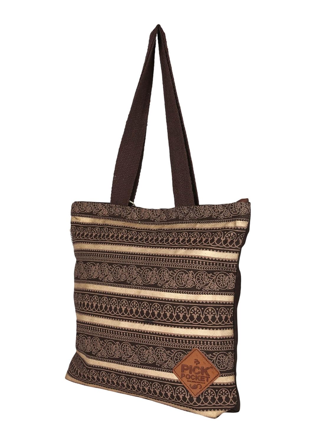 pick pocket women's tote bag (brown) (toprince81)