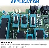 DAOKAI Universal IC Test ZIF Socket 14 16 28 40 Pin 2.54mm Pitch view 7