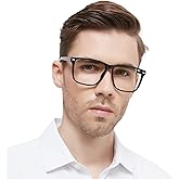 OCCI CHIARI Bifocal Reading Glasses Men Oversized Blue Light Blocking Readers 1.0 1.25 1.5 1.75 2.0 2.25 2.5 2.75 3.0 3.5