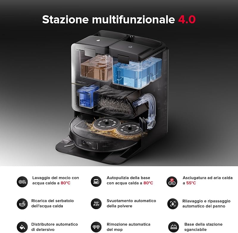 Saros Z70 Robot Aspirapolvere con Braccio Meccanico OmniGrip