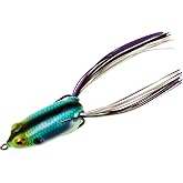 Booyah Pad Crasher Jr Topwater Bass Fishing Hollow Body Frog Lure with Weedless Hooks