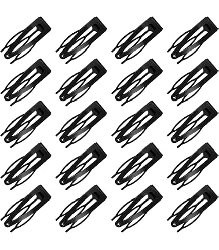 Amazon.com : 120 Snap Hair Clips - Double Grip Metal  display picture 3