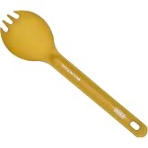 Vargo Titanium Spork ULV, Yellow - Lightweight, Durable, and Versatile Eating Utensil for Backpacking and Camping