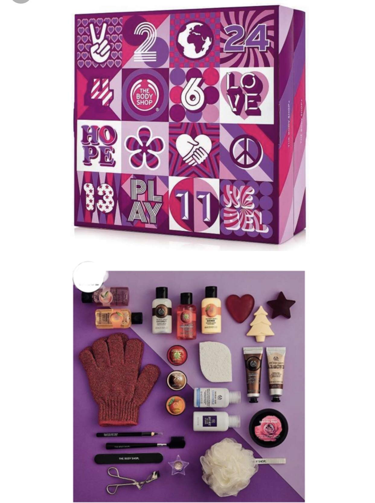 The Body Shop 24 DAYS OF BEAUTY ADVENT CALENDAR With 24 Days Of The Body Shop 24 DAYS OF BEAUTY ADVENT CALENDAR With 24 Days Of
