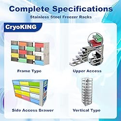 CryoKing Stainless Steels 12-Well (3x4) Side Access