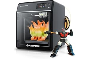 FLASHFORGE 3D Printer AD5M Pro with 250g PLA, 600mm/s High Speed CoreXY High Precision Printing, 280℃ Quick-Swap 0.4 & 0.6mm Hotend, 50dB Silence and Built-in Camera, Build Volume 220 * 220 * 220mm