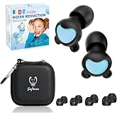 Kids Ear Plugs (6+yrs) - Reusable Everyday Noise Relief Earplugs for Small Ear Canal, Kids Ear Protection for Concerts, Travel, Focus, Socializing, School, Sleep, Sensitivity &ndash; 26 dB Noise Reduction