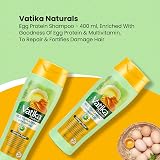 Vatika Naturals Egg Protein Shampoo 400ml - Repair Fortify Damaged Hair view 3