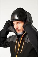 Portwest PS53 Safety Hard Hat Unvented ABS Shell 6 Point Harness Black view 3
