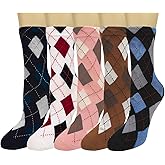 Benefeet Funny Colorful Crew Socks for Women & Girls, Size 5-9, Crazy Cotton Socks