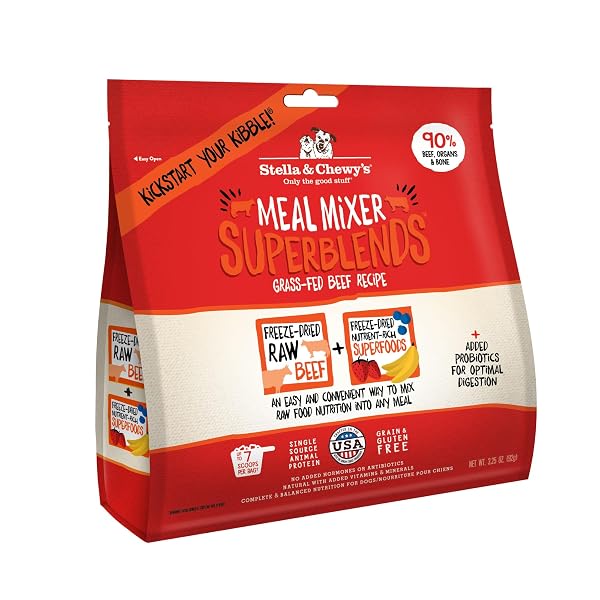 STELLA & CHEWY’S FREEZE DRIED RAW GRASS-FED BEEF...