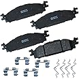 Bendix Premium SBC1508 Ceramic Front Brake Pads for Ford Explorer 2011-2019, Flex 2009-2019, Taurus 2010-2019, Lincoln MKS 2009-2012, MKT 2010-2019 (Only models with 325mm Rotor)