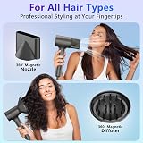 TQQ Hair Dryer with Diffuser 110,000 RPM Negative Ionic 200M Ions 57dB view 7