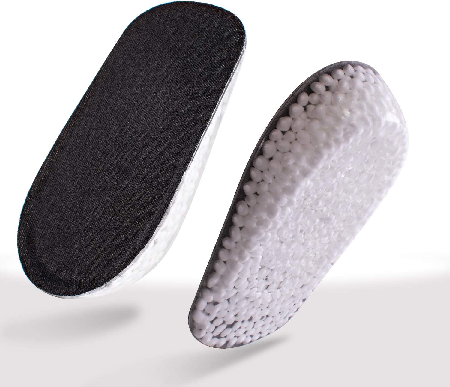 Heavy Duty Heel Cups Heel Seats Inserts for Heel Pain, Plantar Fasciitis, Ankle Pain, Back Pain, Foot Pain Orthopedic Heel Inserts Shock Absorption Popcorn Insoles for Sensitive Heels Women Men Kids: Health & Personal Care