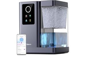 Silonn Nugget Ice Maker Countertop with APP & Voice Control, Self Cleaning Ice Machine with 3L Large Water Tank, 40 lbs/24H Soft Chewable Ice, Portable Pebble Ice Maker for Home, Kitchen and Party