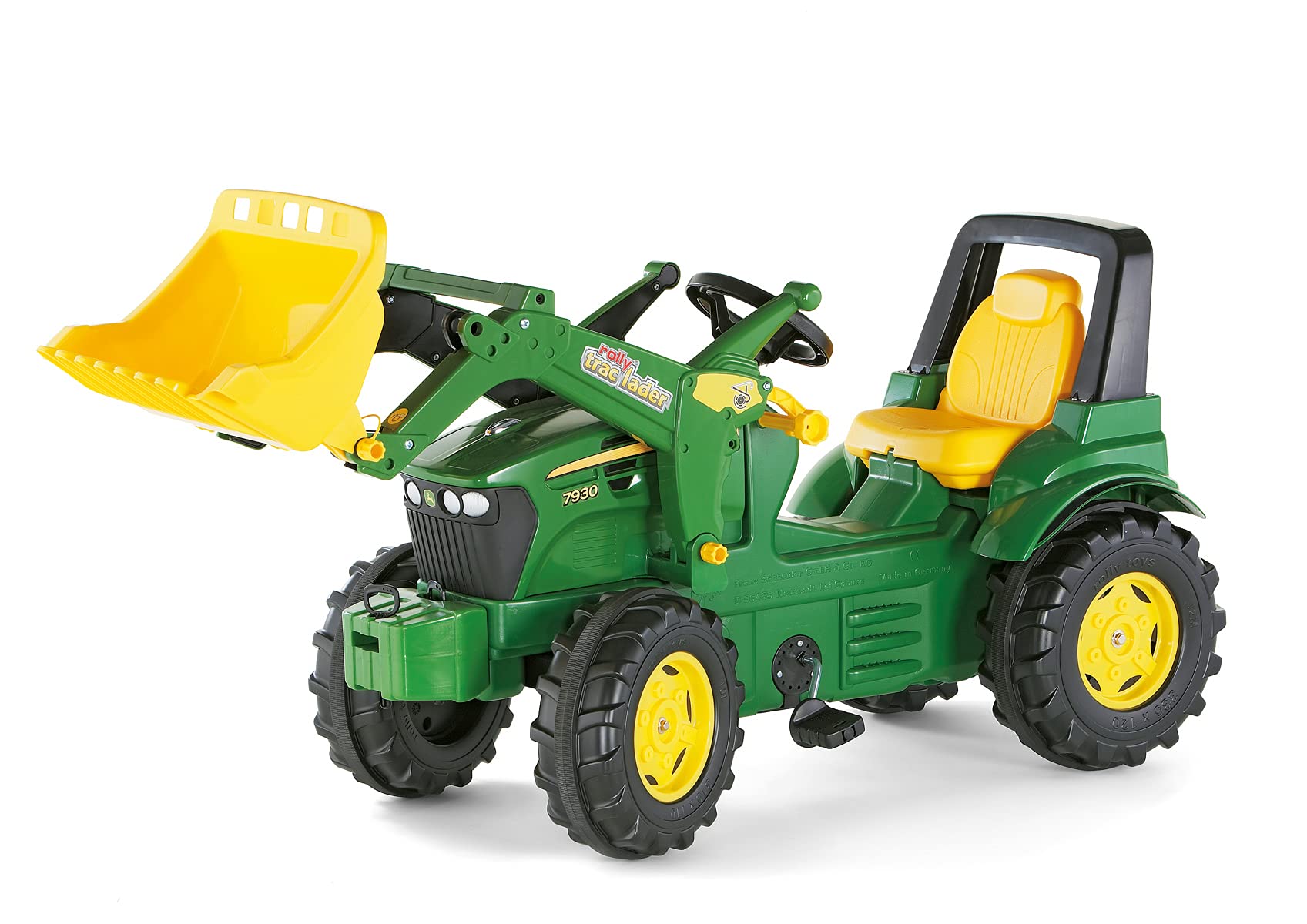 rolly toys | rollyFarmtrac John Deere 7930 with Loader | 710027, Green-yellow