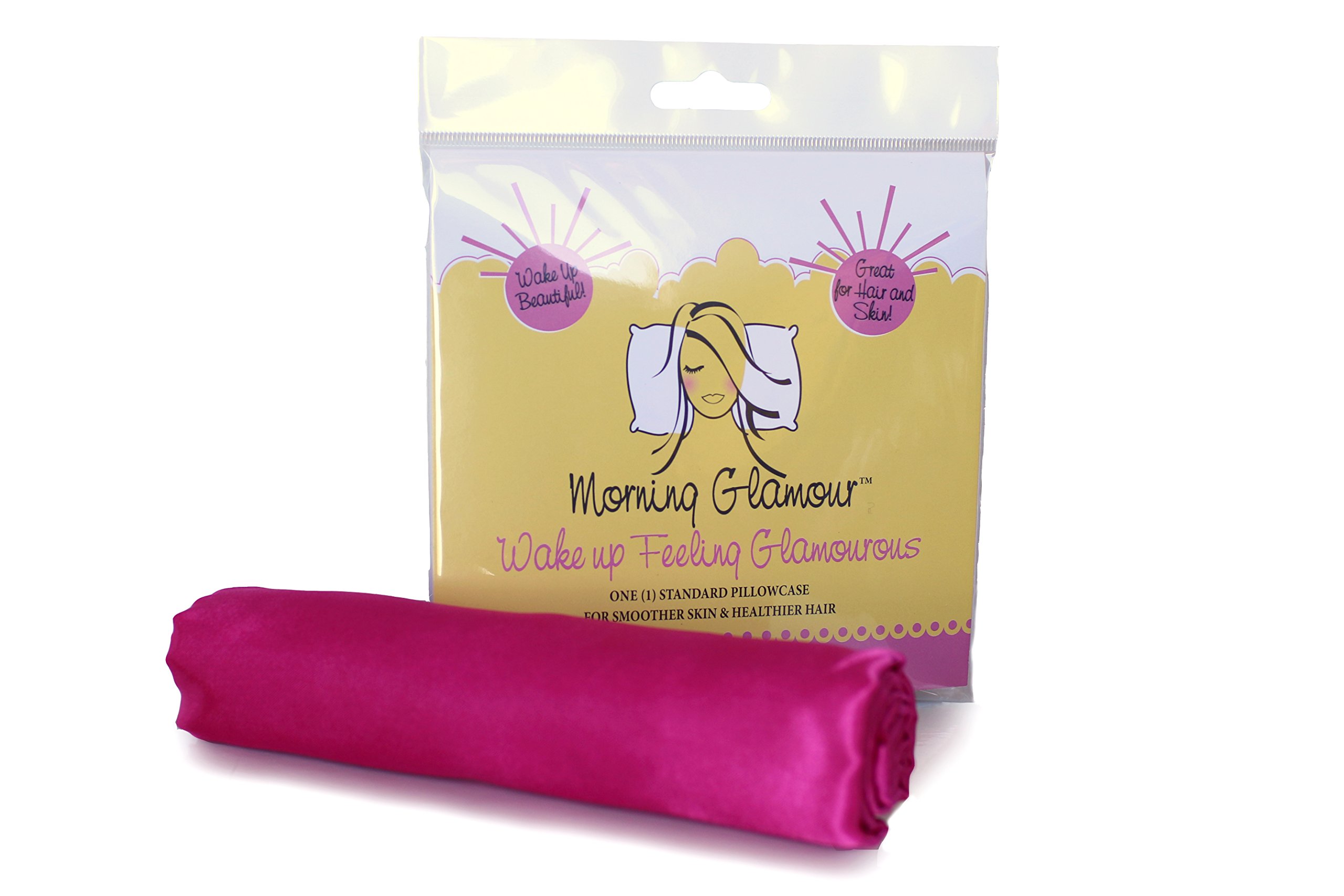 Pink Morning Glamour Satin Pillowcase Morning Glamour Single