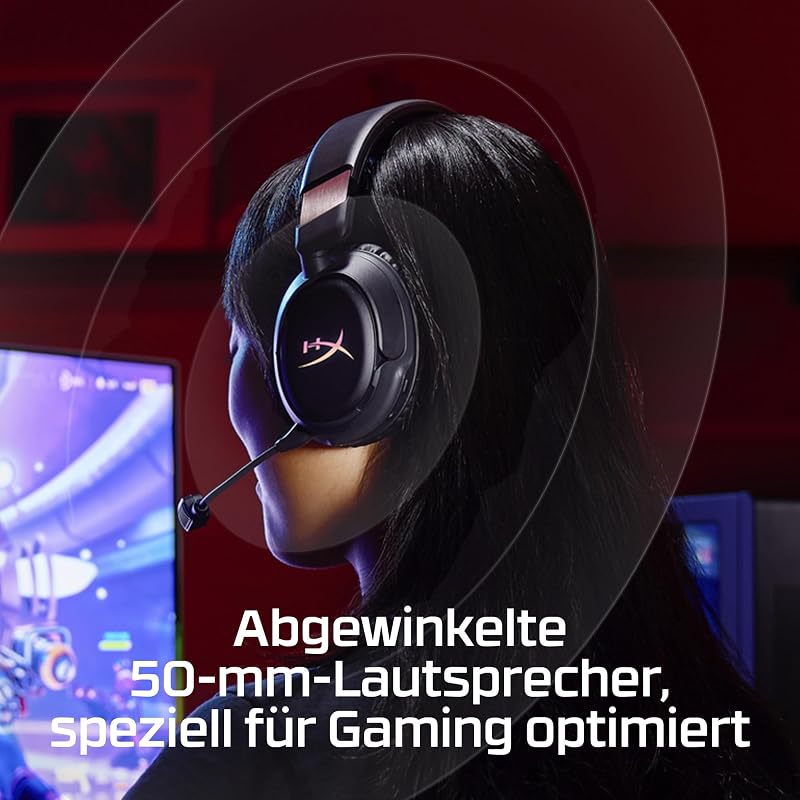 Cloud Flight 2 Wireless Gaming Headset mit RGB-Ohrmuschelplatten