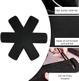 MUNSKT 6 Piece Pot Pan Protectors Felt Divider Set Adjustable 3 Sizes view 5