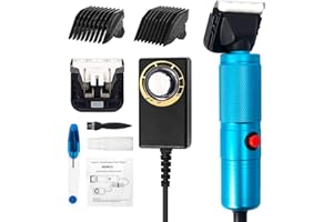 HCDMRE 280W Electric Clippers Carpet Trimmer Low Noise Rug Carver, Carving Tool for Handmade Clean and Tufted Gun Machine Starter Kit, Blue