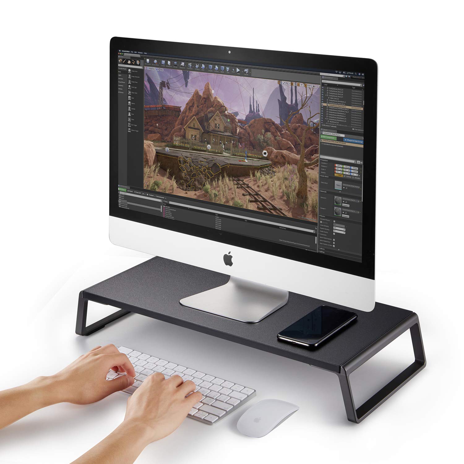 Desk Table Top Tv Riser at Charles Quillen blog