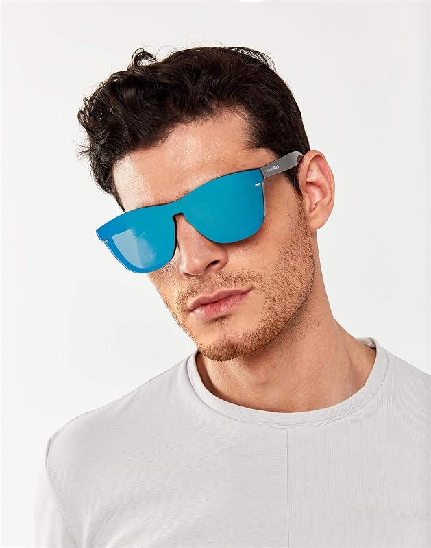Sonnenbrille ONE VENM HYBRID Black Clear Blue für Herren und Damen