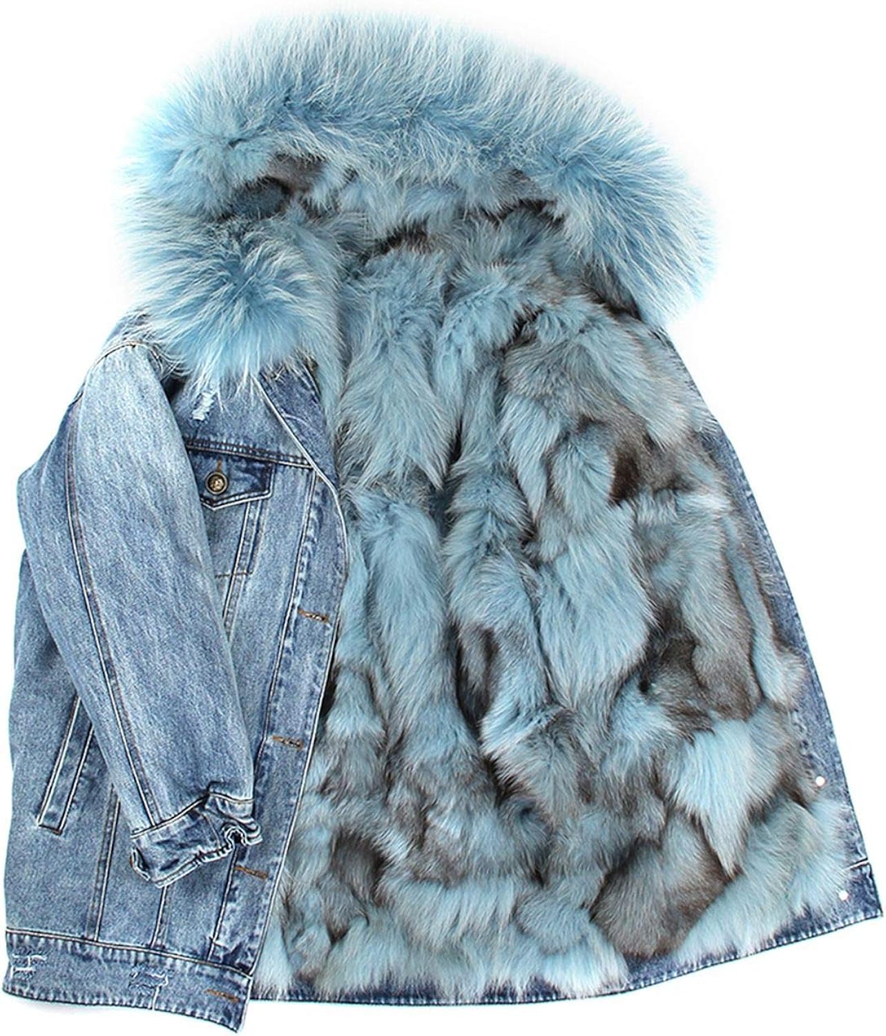 real fox fur parka