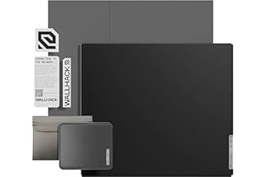 Wallhack 4.0 Glass Gaming MousePad - Professional Esport Mouse Mat with Specialty Surface for Top Speed and Control, Large Tempered Glasspad with Full Silicone Base - (SkyPAD Black,XL 16.92" x 19.29")