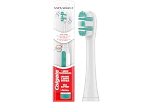 Colgate Total Adult Sonic Toothbrush, Soft Bristled Battery Powered Electric Toothbrush, Fights Cavities, Plaque, Gingivitis,