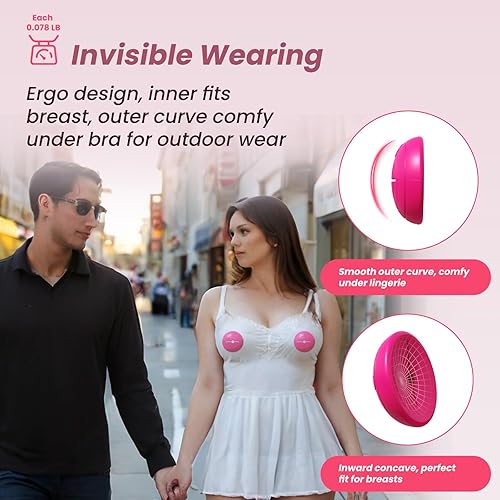 Nipple Sex Toys Fits The Breast - Redesigned for Women, Nipple Vibrator  Lightweight Wearable Vibrating Nipple Clamps, Remote Control Vibrators,  BDSM Couples & Female Sex Toy Adult Pleasure in Saudi Arabia |